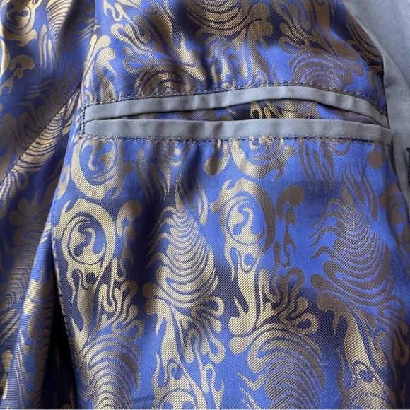 TED BAKER LONDON GREY DOUBLE BREASTED TRENCH COAT - 4 - Picture 11 of 17